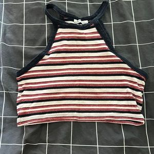 striped halter top